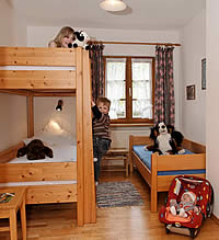 Ferienwohnungen mit separatem Kinderzimmer f�r tolle Ferien auf dem Bauernhof im Bayerischen Wald
