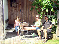 im Urlaub in der lauschigen Laube - Familienurlaub im Bayerischen Wald