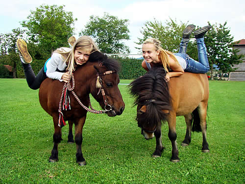 Spaß mit den Ponys - Bauernhofurlaub in Bayern