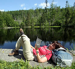 Rast an einem See - Urlaub in Bayerischer Natur