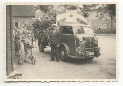 Historie Firma W.Wulff in Erfde- Auslieferungs-LkW