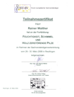 Sachverst�ndigenweiterbildung "Feuchtigkeit, Schimmel und Holz zerst�rende Pilze"