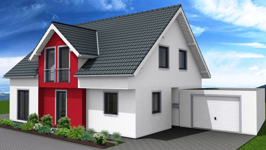Haus 90a Seitenansicht