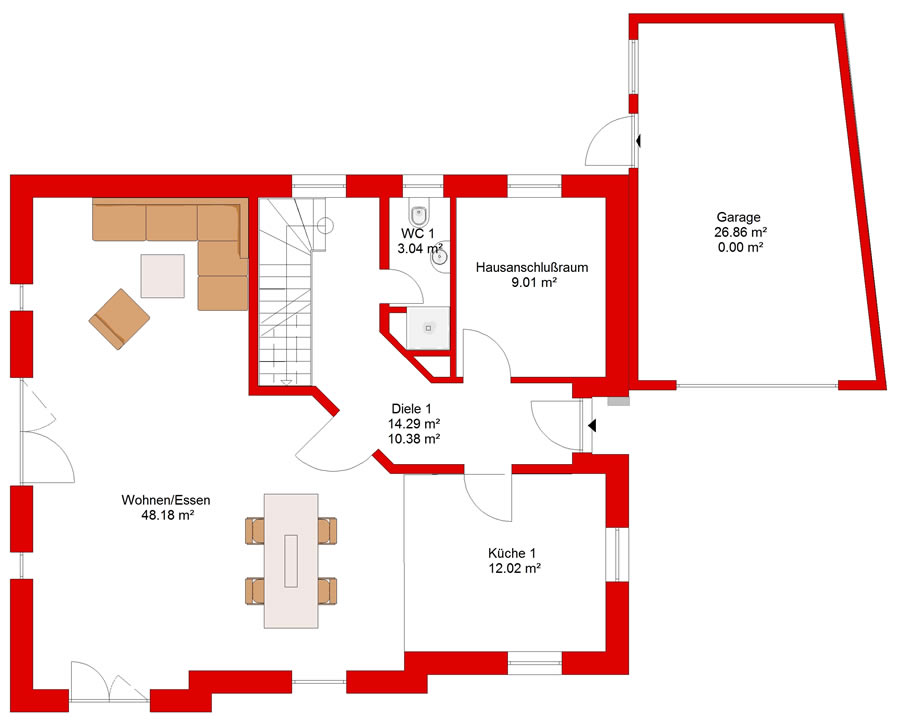 Haus 90a Erdgeschoß