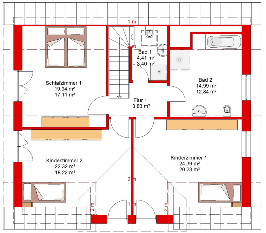 Haus 90a Dachgeschoß