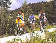 Radfahren im Urlaub im Bayerischen Wald, Biken in Bayern