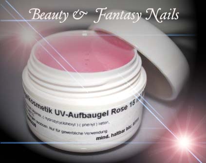 Aufbaugel Rose 15 ml