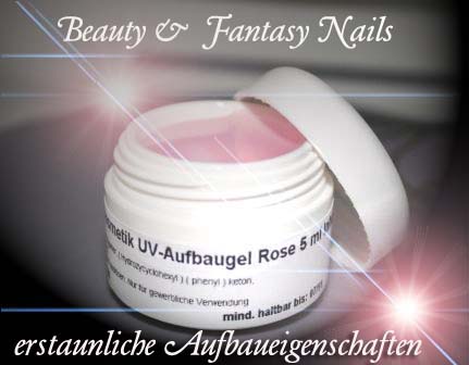 Aufbaugel Rose im Nail Shop von Beauty & Fantasy