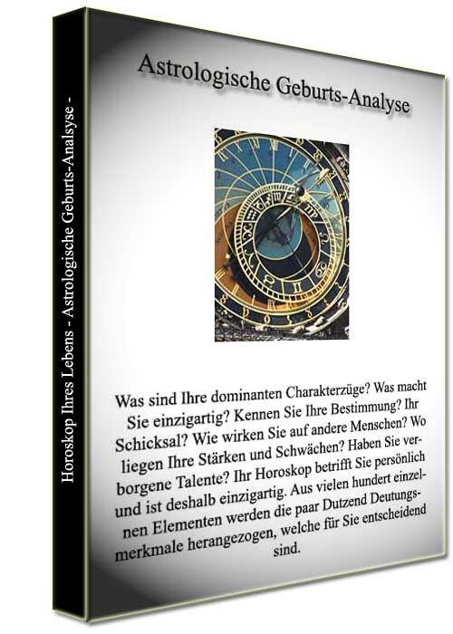 Astrologische Geburts-Analyse
