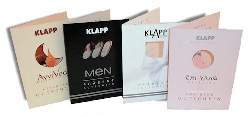 Geschenkgutscheine von KLAPP