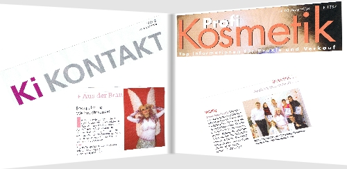 Presseauszüge aus Ki Kontakt (03-2008) und Profi Kosmetik (03-2008)