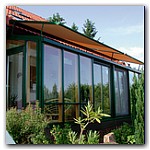 Angenehme K&uuml;hle mit Wintergarten-Markise