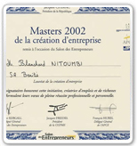Master 2002 de la cr�ation d'entreprise