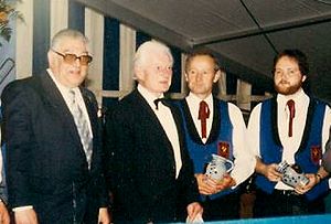 von links nach rechts: Willi Kohr; Peter Schmitt; Alwin Otto; Peter Heum�ller