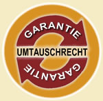 Umtauschrecht - garantiert