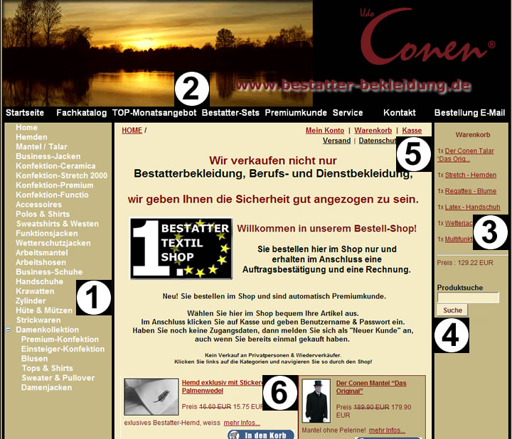 Shop - Startseite