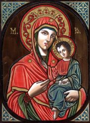 peinture sur bois (orthodoxe)