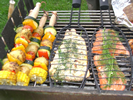 Impressionen eines Grillabends im Spreewald