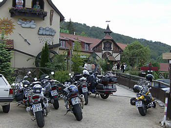 Stopp an der Uhrenfabrik in Gernrode