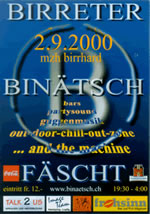 Bin&auml;tsch F&auml;scht 02.09.2000