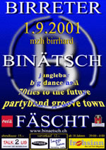 Bin&auml;tsch F&auml;scht 01.09.2001