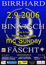 Bin&auml;tsch F&auml;scht  02.09.2006
