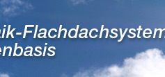 Photovoltaik Flachdachsysteme auf Bitumenbasis