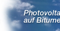 Photovoltaik Flachdachsysteme auf Bitumenbasis