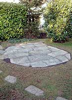 p�nter. blumen. garten. - Gartenbau Sitzplatz
