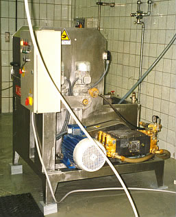 Kleinteile-/Matrizenreinigungsanlage in der Teigwarenindustrie