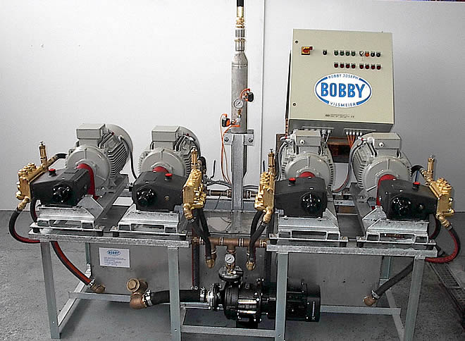 Station&auml;re 4-Modul-Anlage
