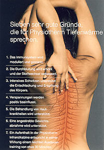 Foto: gute Gr�nde f�r Physiotherm Tiefenw�rme