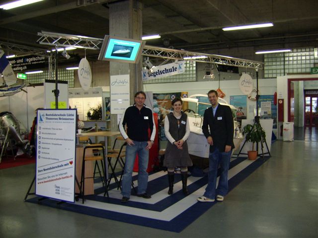 Bootsfahrschule L&uuml;thi Thunersee und Z&uuml;richsee an der Suisse Nautic 