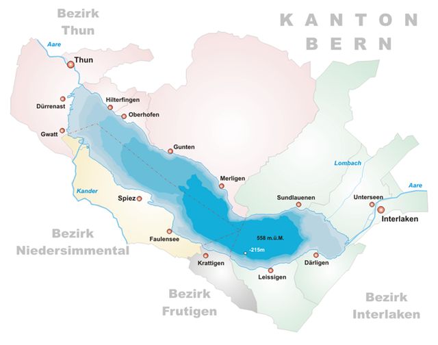Bootsfahrschule L&uuml;thi Motorbootfahrschule, Segelschule und Bootsvermietung Thunersee