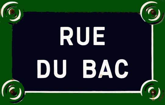 rue du bac, galerie