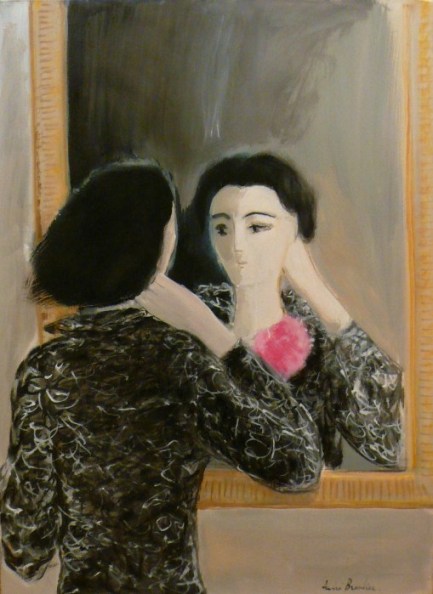 Brasilier, Miroir &agrave; la rose