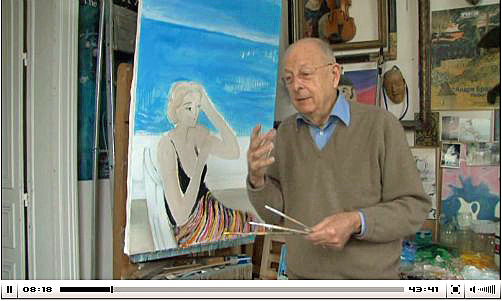 Interview André Brasilier in his atelier