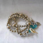 Bracelet Flirt - Retrouvez tous les bijoux fantaisie en nacre dans la boutique Brelok's >>