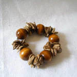 Bracelet Sahara - Retrouvez tous les bijoux fantaisie en bois dans la boutique Brelok's >>