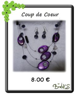 Parure lumi&egrave;re ovale - Bijoux fantaisie Brelok's