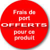 Frais de port réduits à 2 € pour ce produit