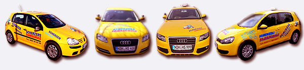 Scherzers Fahrschule - Ausbildungsfahrzeuge