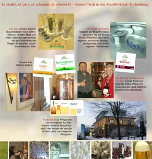 Flyer - Hotel & Restaurant Buchenkrug in Halle / Westfalen am Teutoburger Wald