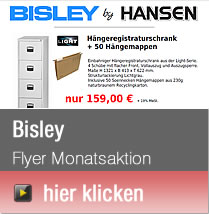Download des aktuellen Bisley-Flyers - Monatsaktion... Download des aktuellen Bisley-Flyers - Monatsaktion...