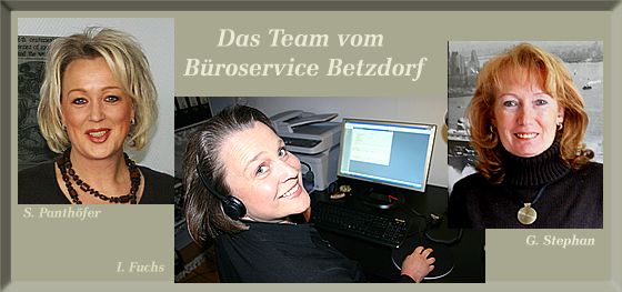 Das Team vom B�roservice Betzdorf