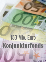 150 Mio. Euro Konjunkturfonds