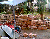 Anlegen einer Trockenmauer, Kleingem&uuml;nd