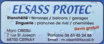 ELSASS PROTEC, �tanch��t�,zinguerie, 2 rue St Joseph, 68700 CERNAY
