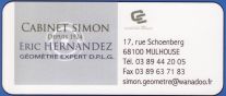 Cabinet SIMON, g�om�tre, 17 rue Schoenberg, MULHOUSE