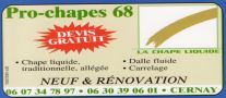 Pro-chapes 68, la chape liquide, CERNAY